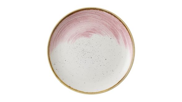 Churchill Stonecast Accents Petal Pink Evolve Coupe Plates 220mm (12 Pack) ASPPEVP81
