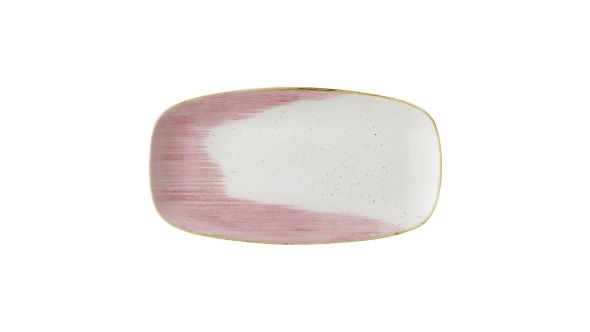 Churchill Stonecast Accents Chefs Oblong Plates Petal Pink 355x189mm (6 Pack) ASPPXO141