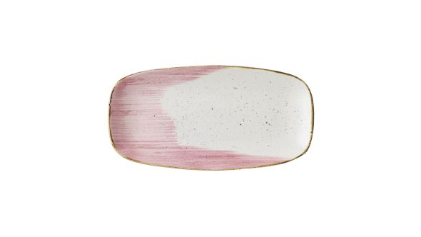 Churchill Stonecast Accents Chefs Oblong Plates Petal Pink 298x153mm (12 Pack) ASPPXO111