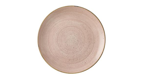 Churchill Stonecast Raw Terracotta Evolve Coupe Plates 260mm (12 Pack) SRTEEV101