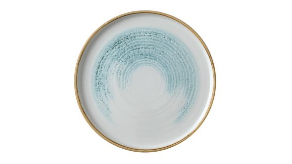 Churchill Homespun Accents Walled Plates Aquamarine 260mm (6 Pack) HAAMWP261
