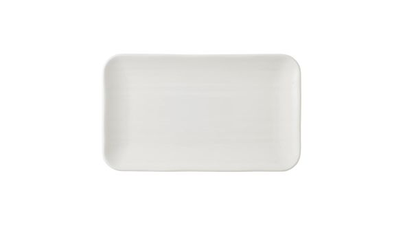 Dudson Harvest Organic Rectangular Plates Norse White 270x160mm (12 Pack) NOWHDOB11