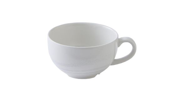 Dudson Harvest Norse Cappuccino Cups White 220ml (12 Pack) NOWHCB201