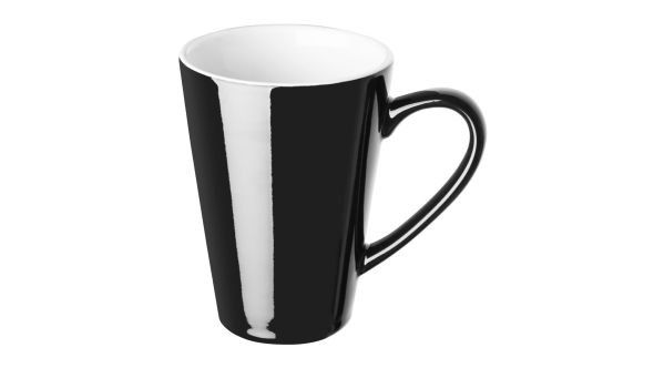 Olympia Cafe Latte Cups Black 340ml (12 Pack) CU957