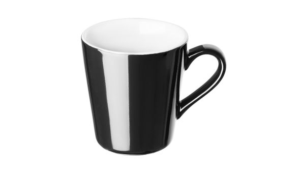 Olympia Cafe Flat White Cups Black 170ml (12 Pack) CU961