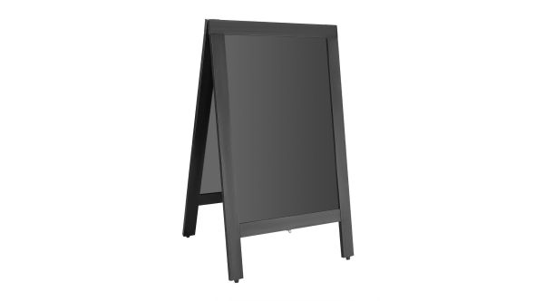 Olympia Pavement Board Black Wooden Frame 500x850mm MUR-C5085B
