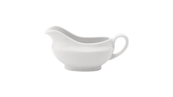 Utopia Titan Traditional Sauce Boats White 110ml (6 Pack) K70001-000000-B01006