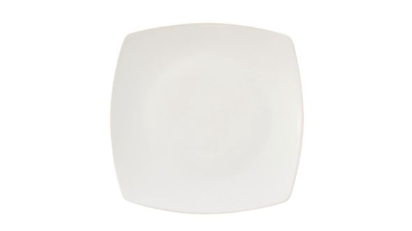 Utopia Titan Rounded Square Plates White 270mm (6 Pack)