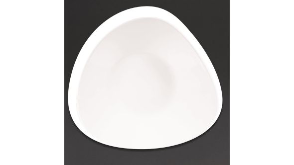 Churchill Lotus Triangular Shallow Bowls White 238mm (12 Pack) WH TB231