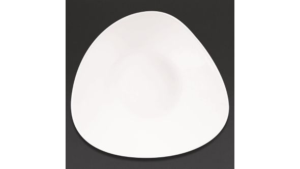 Churchill Lotus Triangular Shallow Bowls White 278mm (12 Pack) WH TB271