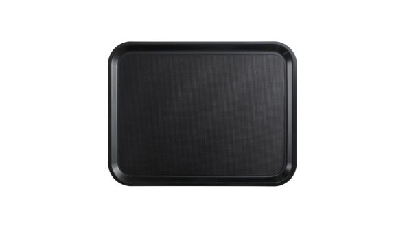 Cambro Mykonos Laminate Non-Slip Trays Black 330x430mm (24 Pack) MY3343E79
