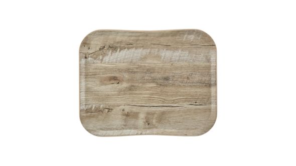 Cambro Versatray Century PE Rectangular Non-Slip Tray Light Oak 330x430mm