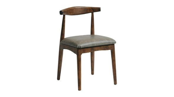 Everyday Austin Dining Chair Vintage with Helbeck Saddle Ash Seat (2 Pack) CX431
