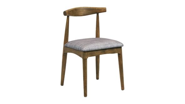 Everyday Austin Dining Chair Weather Oak with Helbeck Charcoal Seat (2 Pack) CX436