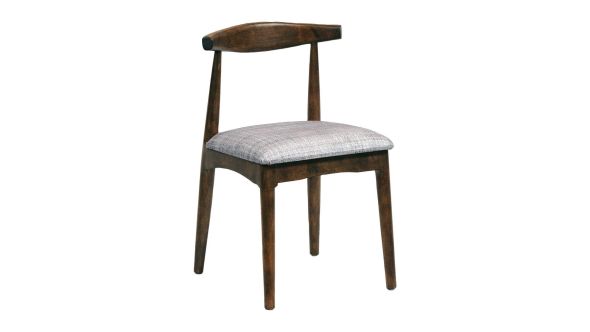 Everyday Austin Dining Chair Vintage with Helbeck Charcoal Seat (2 Pack) CX437
