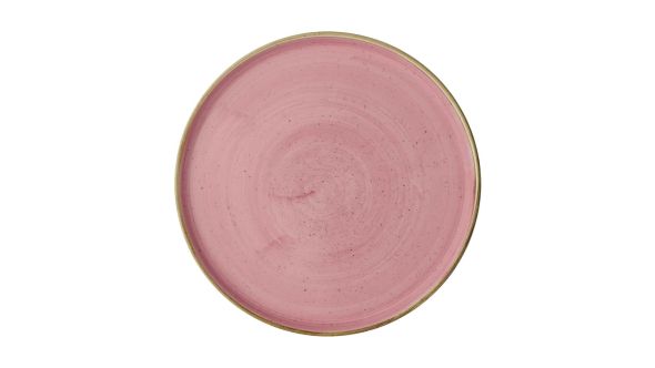 Churchill Stonecast Walled Plates Pink 260mm (6 Pack) SPPSWP261