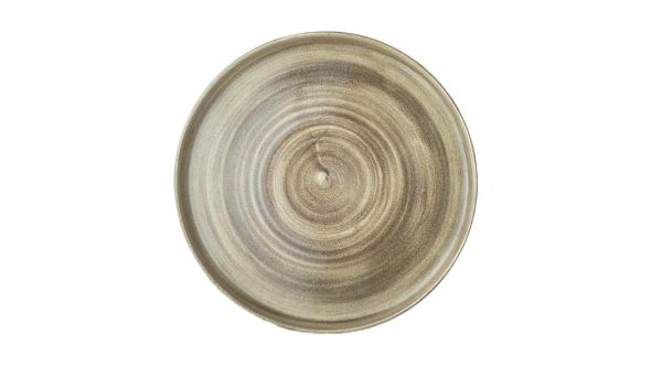 Churchill Stonecast Patina Walled Plates Antique Taupe 260mm (6 Pack) PAATWP261