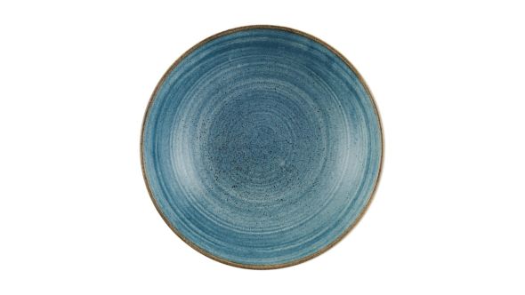 Churchill Stonecast Raw Coupe Bowls Teal 184mm (12 Pack) SRBEEVB71