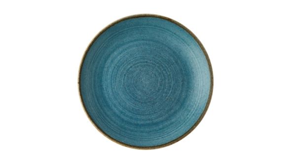 Churchill Stonecast Raw Evolve Coupe Plates Teal 165mm (12 Pack) SRBEEVP61