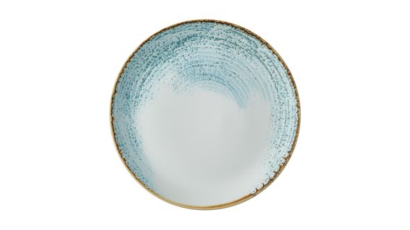 Churchill Homespun Accents Evolve Coupe Plates Aquamarine 285mm (12 Pack) HAAMEV111
