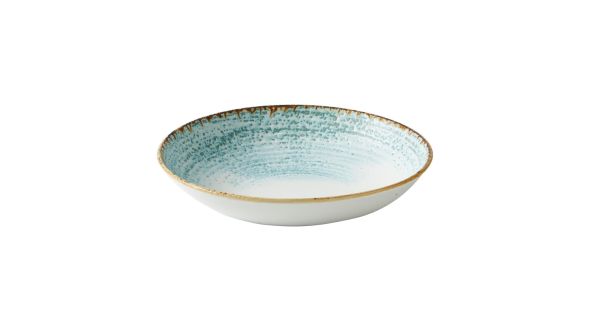 Churchill Homespun Accents Evolve Coupe Bowls Aquamarine 248mm (12 Pack) HAAMEVB91