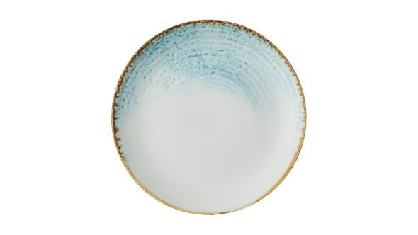 Churchill Homespun Accents Aquamarine Evolve Coupe Plates 165mm (12 Pack) HAAMEVP61