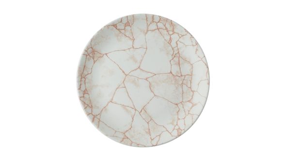 Churchill Studio Prints Kintsugi Evolve Coupe Plates Coral 260mm (12 Pack) KTAMEV101