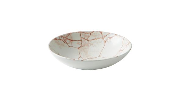 Churchill Studio Prints Kintsugi Evolve Coupe Bowls Coral 184mm (12 Pack) KTAMEVB71