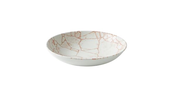 Churchill Studio Prints Kintsugi Evolve Coupe Bowls Coral 248mm (12 Pack) KTAMEVB91