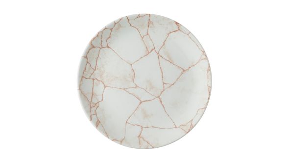 Churchill Studio Prints Kintsugi Evolve Coupe Plates Coral 220mm (12 Pack) KTAMEVP81
