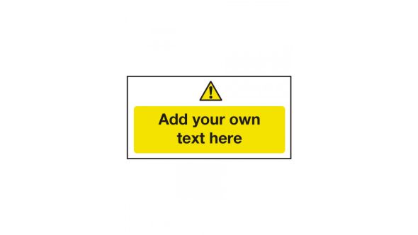 Warning - Create your own Catering Sign - CY008