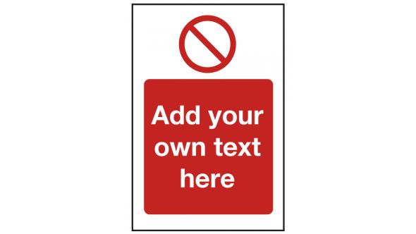 Prohibition Create your own Catering Sign - CY009