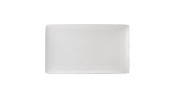 Utopia Pure White Rectangular Plates 210 x 350mm (12 Pack)