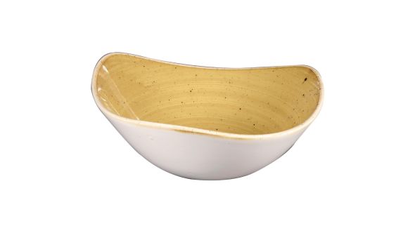 Churchill Stonecast Triangular Bowls Mustard 185mm (12 Pack) SMSSTRB71