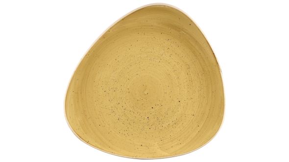 Churchill Stonecast Triangular Plates Mustard 265mm (12 Pack) SMSSTR101