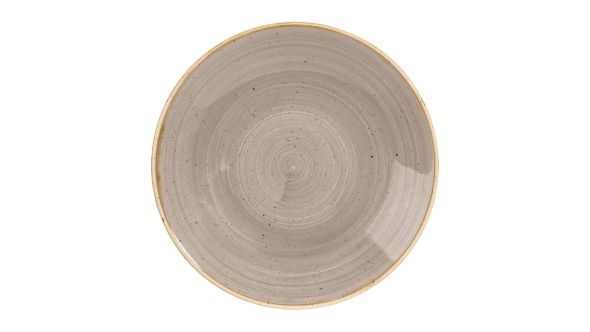 Churchill Stonecast Deep Coupe Plates Grey 281mm (12 Pack) SPGSPD271