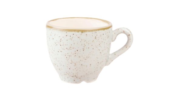 Churchill Stonecast Espresso Cups Barley White 100ml (12 Pack) SWHSCEB91