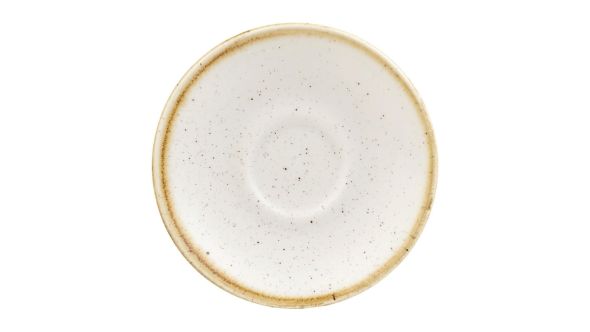 Churchill Stonecast Espresso Saucers Barley White 118mm (12 Pack) SWHSESS 1