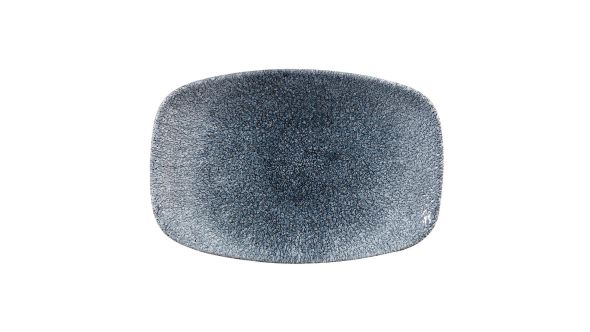 Churchill Studio Prints Raku Rectangular Plates Topaz Blue 237mm (12 Pack) RKTBOBL21