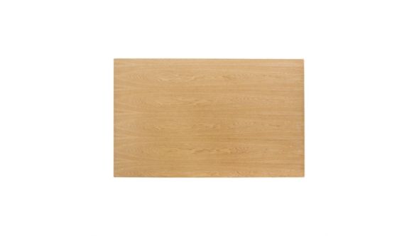 Bolero Pre-drilled Rectangular Table Top Natural Ash Veneer 1100 x 700mm CY950