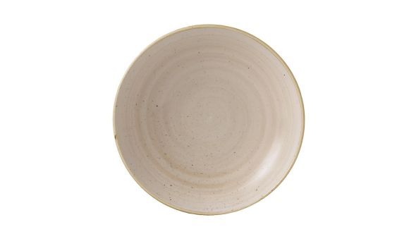 Churchill Stonecast Round Coupe Bowls Nutmeg 248mm (12 Pack) SNMSEVB91