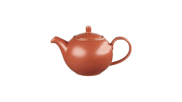 Churchill Stonecast Teapot Orange 426ml (4 Pack) SSOSSB151