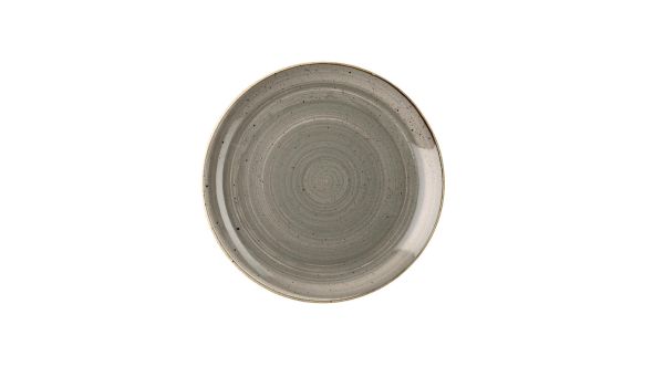 Churchill Stonecast Coupe Plates Grey 288mm (12 Pack) SPGSEV111