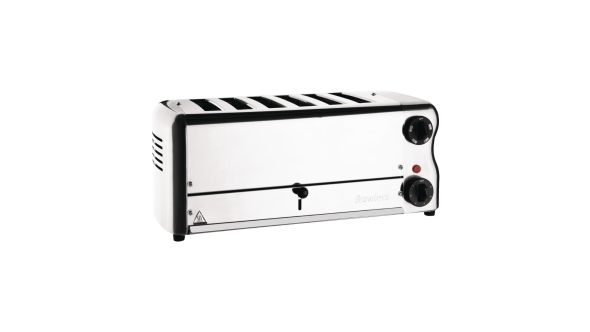 Rowlett Esprit 6 Slot Toaster Chrome w/2x Additional Elements & Sandwich Cage