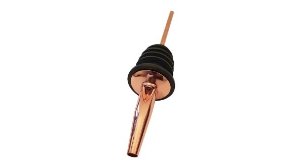 Beaumont Copper Plated Stainless Steel Freeflow Pourer (12 Pack) 3039P