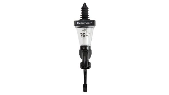 Beaumont Black Solo Professional Measure 25ml 3103P