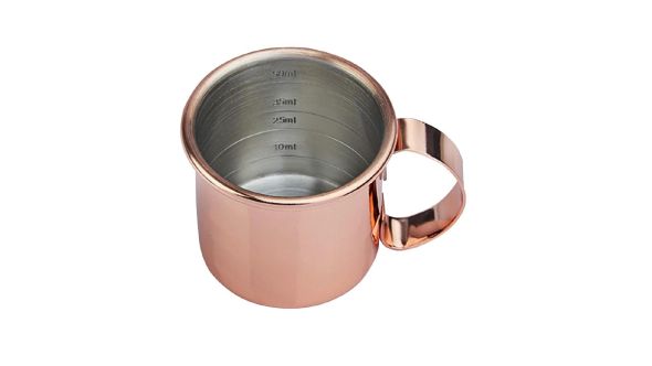 Beaumont Copper Straight Jigger 25ml/50ml 3168