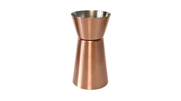 Beaumont Professional Stainless Steel Jigger Copper Plated 25/50ml 3178C
