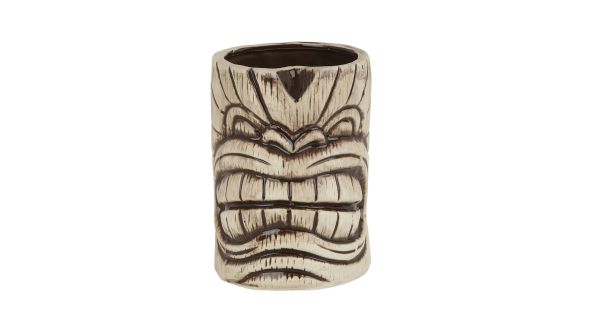 Beaumont Ceramic Toscano Kanaloa Tiki Mug Brown 450ml TIKI0037