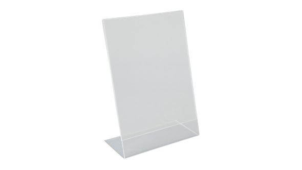 Beaumont Perspex Menu Holder Angled A5 3422